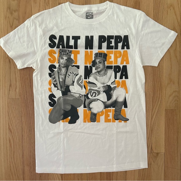 💲5/$25 Adult Unisex Salt & Pepa Graphic T-Shirt Size Medium - Picture 1 of 3
